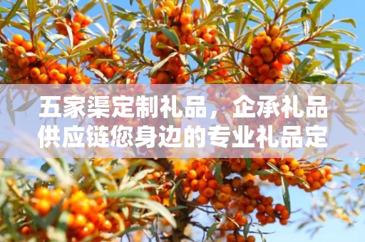 五家渠定制礼品，企承礼品供应链您身边的专业礼品定制公司